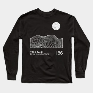 Talk Talk / Minimalist Graphic Artwork Design Long Sleeve T-Shirt